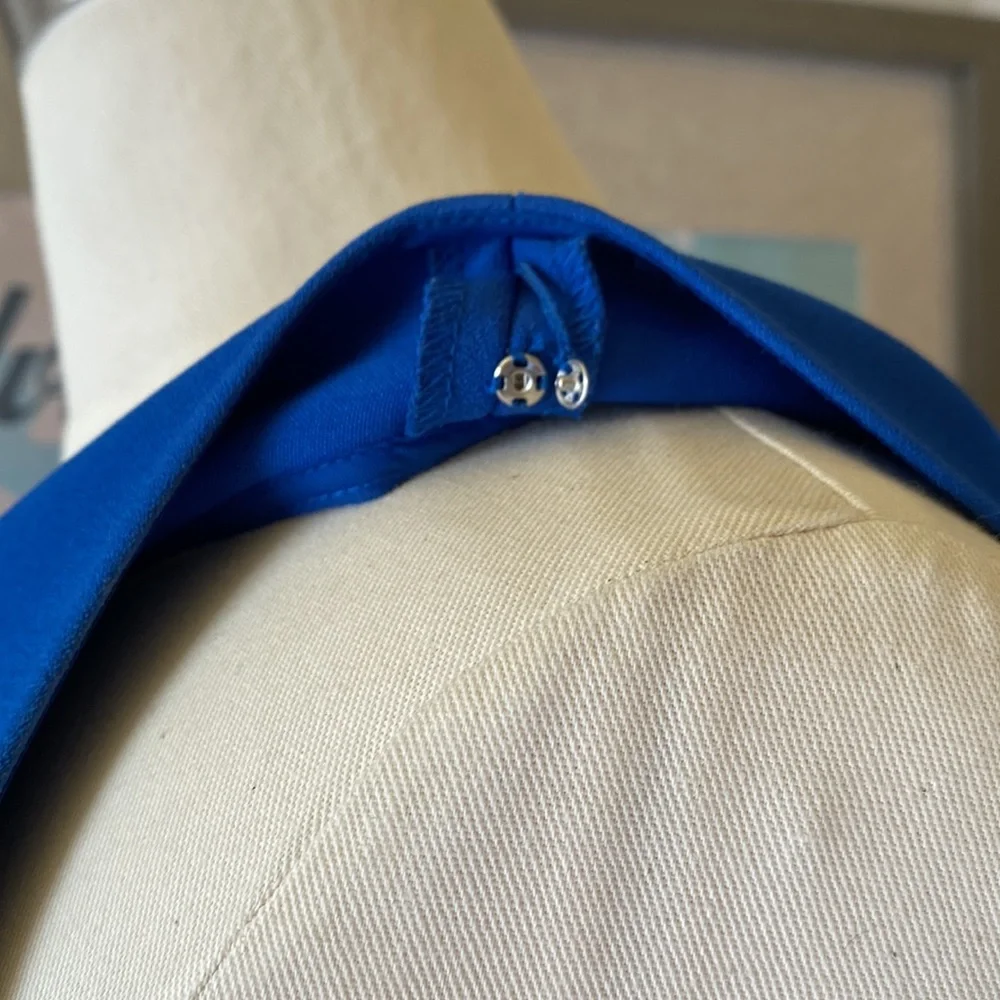 J Crew Royal Blue Scalloped- Hem Dress - Picture 6 of 7